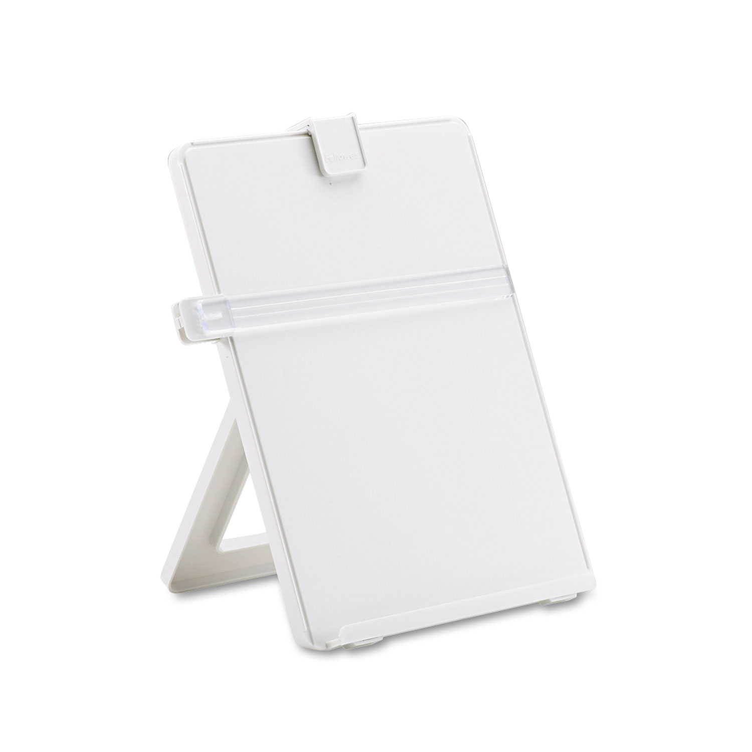 Non-Magnetic Desktop Copyholder, Holds Up to 125 Letter Size Sheets, Plastic, Platinum