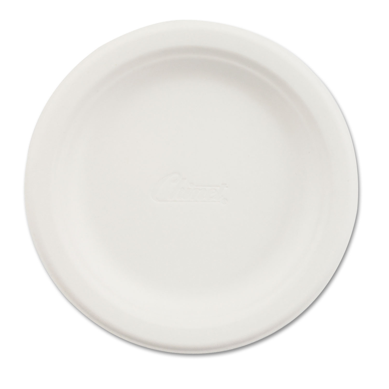 Paper Dinnerware, Plate, 6" dia, White, 125/Pack