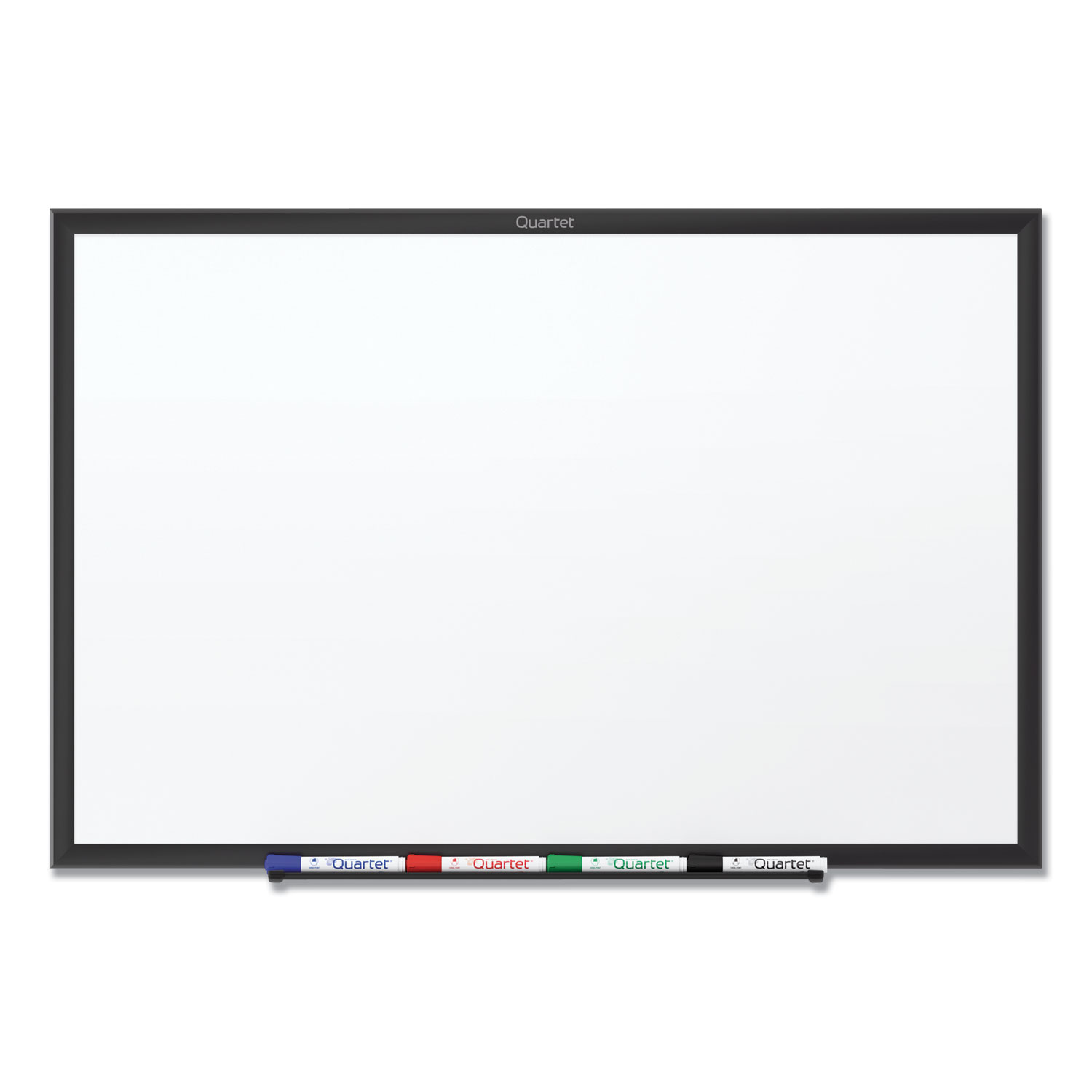 Classic Series Total Erase Dry Erase Boards, 36" x 24", White Surface, Black Aluminum Frame