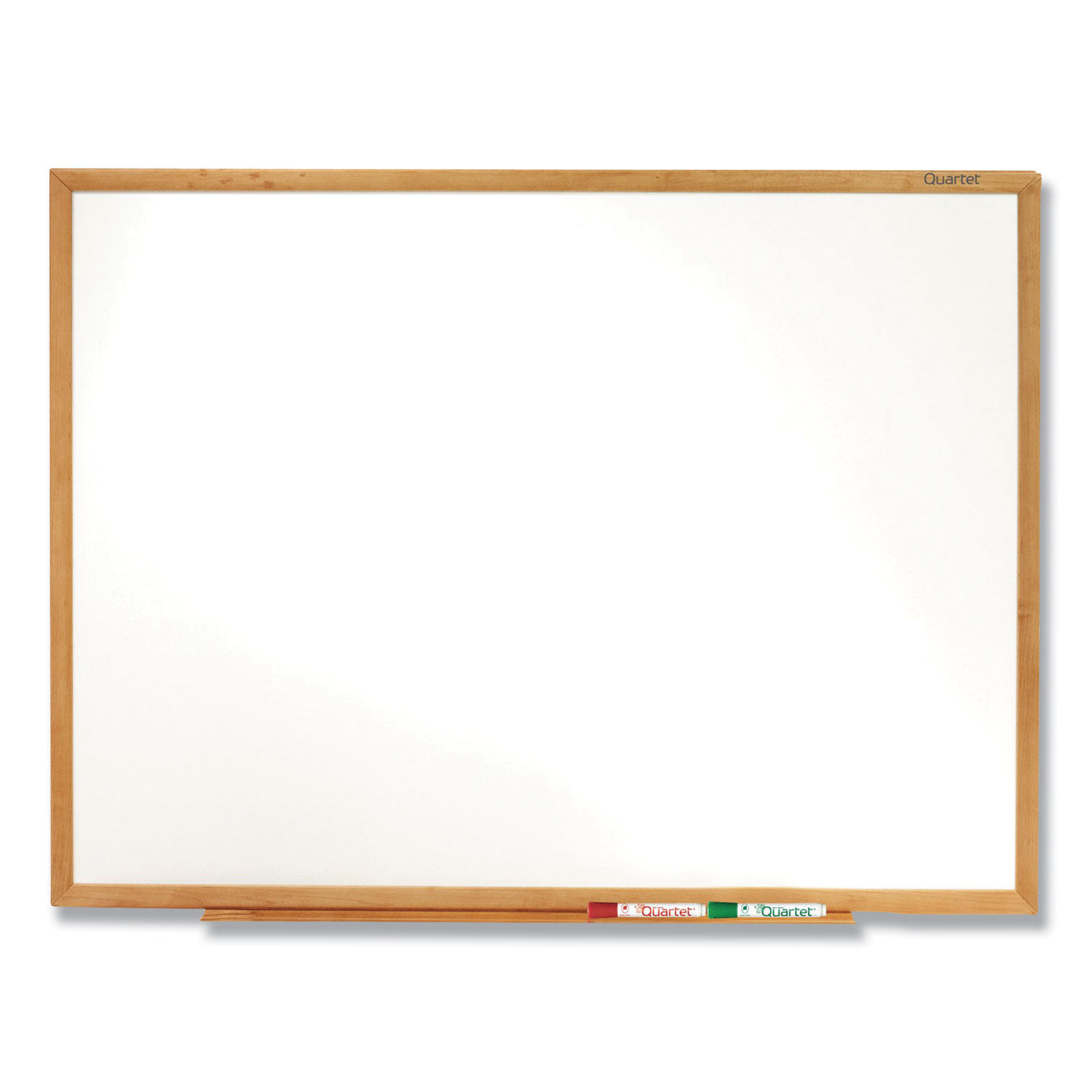Classic Series Total Erase Dry Erase Boards, 96" x 48", White Surface, Oak Finished Fiberboard (MDF) Frame