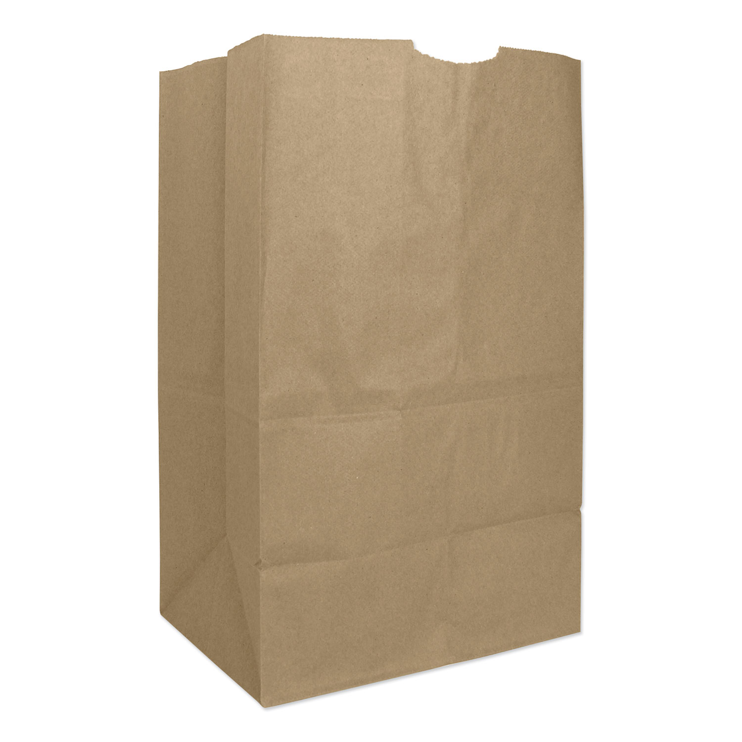 Grocery Paper Bags, 20# Squat Size, Extra-Heavy-Duty, 60# Basis Weight, 8.13" x 5.88" x 12.5", Kraft, 500/Bundle