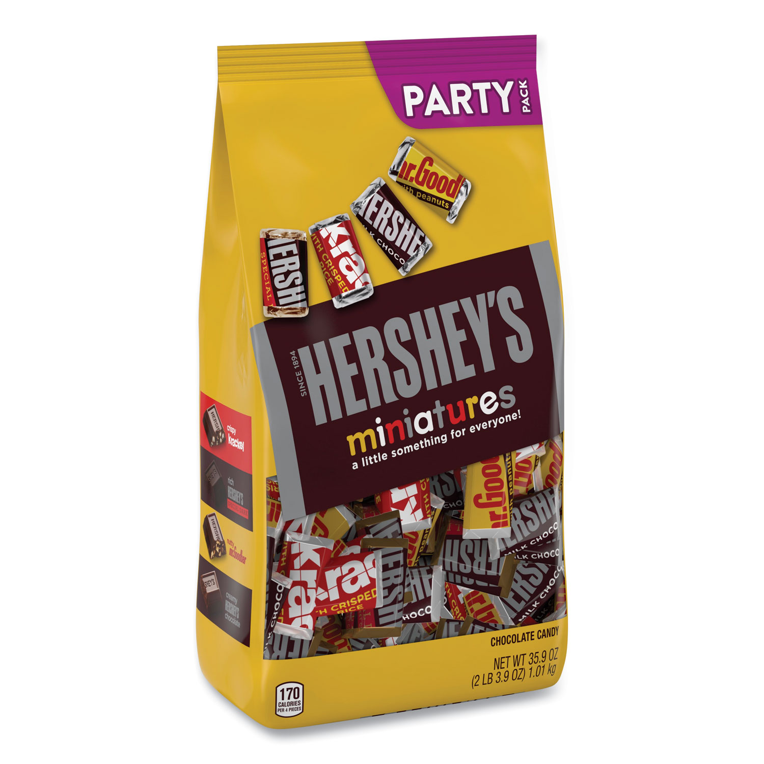 Miniatures Variety Party Pack, Assorted Chocolates, 35.9 oz Bag