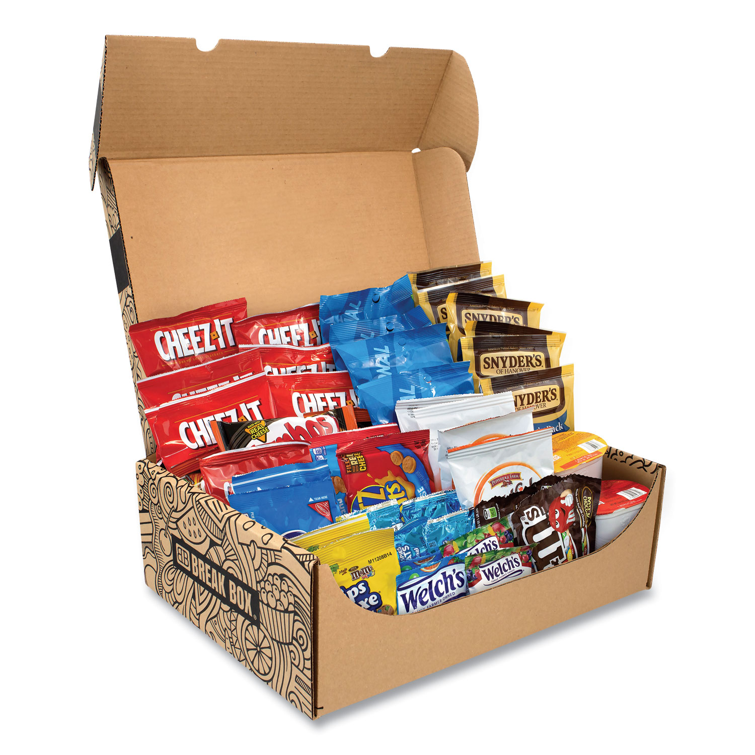 Party Snack Box, 45 Assorted Snacks/Box