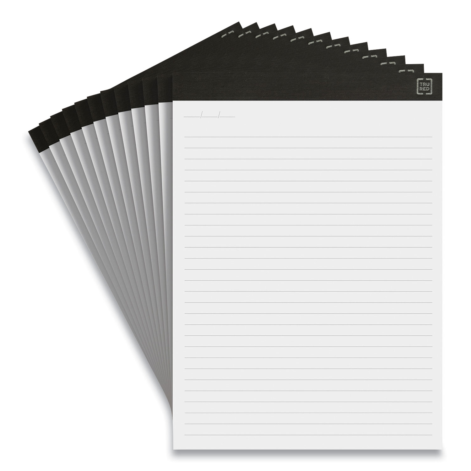 Notepads, Wide/Legal Rule, (50) White 8.5 x 11 Sheets, 12/Pack