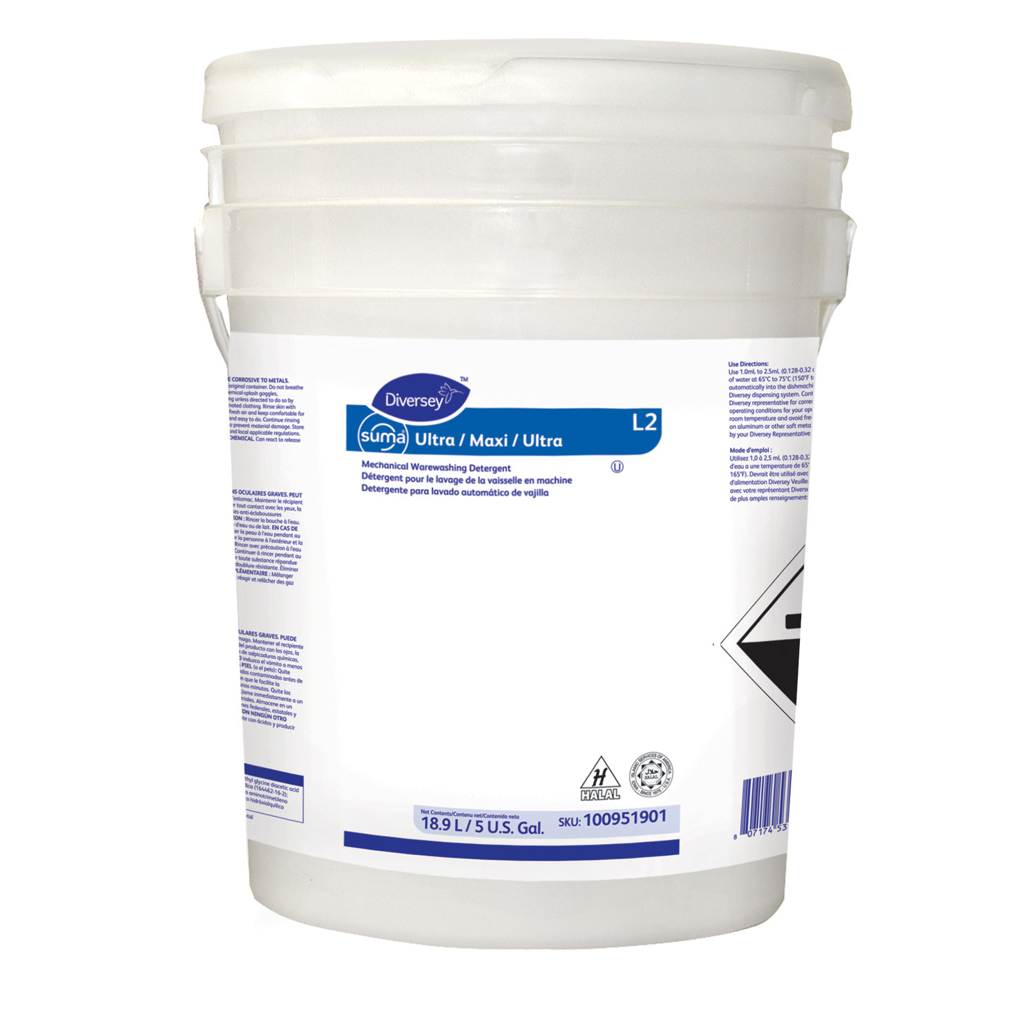 Suma Ultra L2, 18.93 oz, Pail
