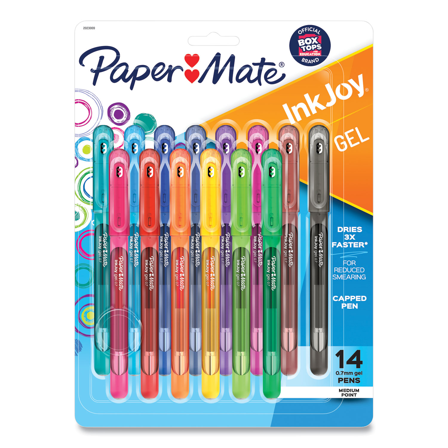 Paper Mate Inkjoy Gel Pen Fine Teal Zeal 0.5mm Retractable