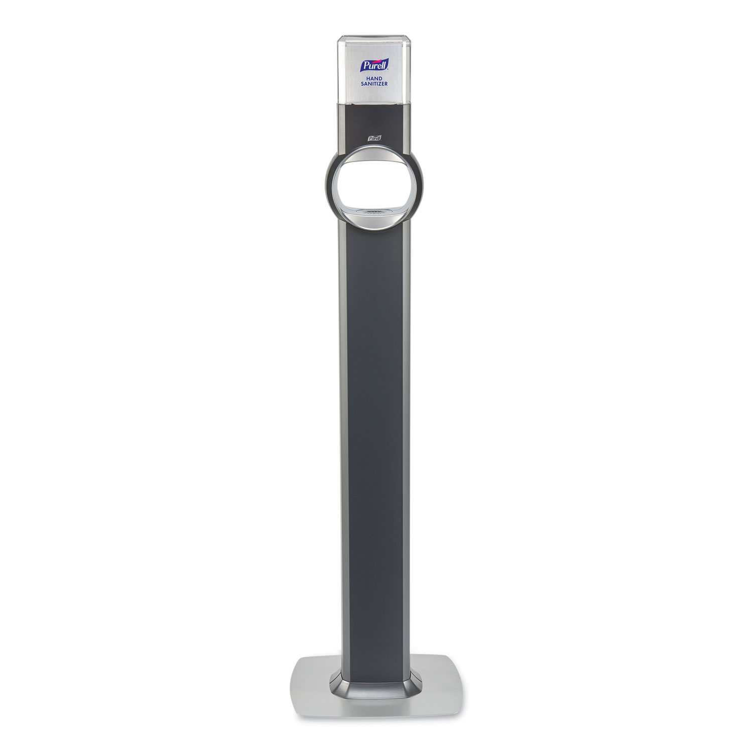 FS6 Touch-Free Floor Stand Dispenser, 1,200 mL, 12.5 x 11.3 x 38.5, Graphite