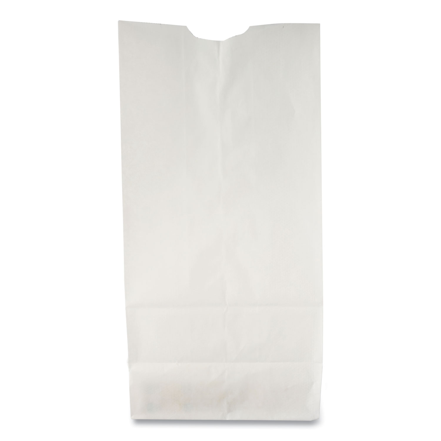 Grocery Paper Bags, 30 lb Capacity, #2, 4.31" x 2.44" x 7.88", White, 500 Bags