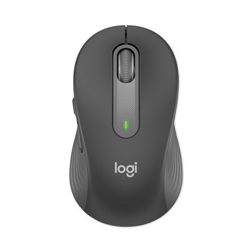 Signature M650 Wireless Mouse, Medium, 2.4 GHz Frequency, 33 ft Wireless Range, Right Hand Use, Graphite