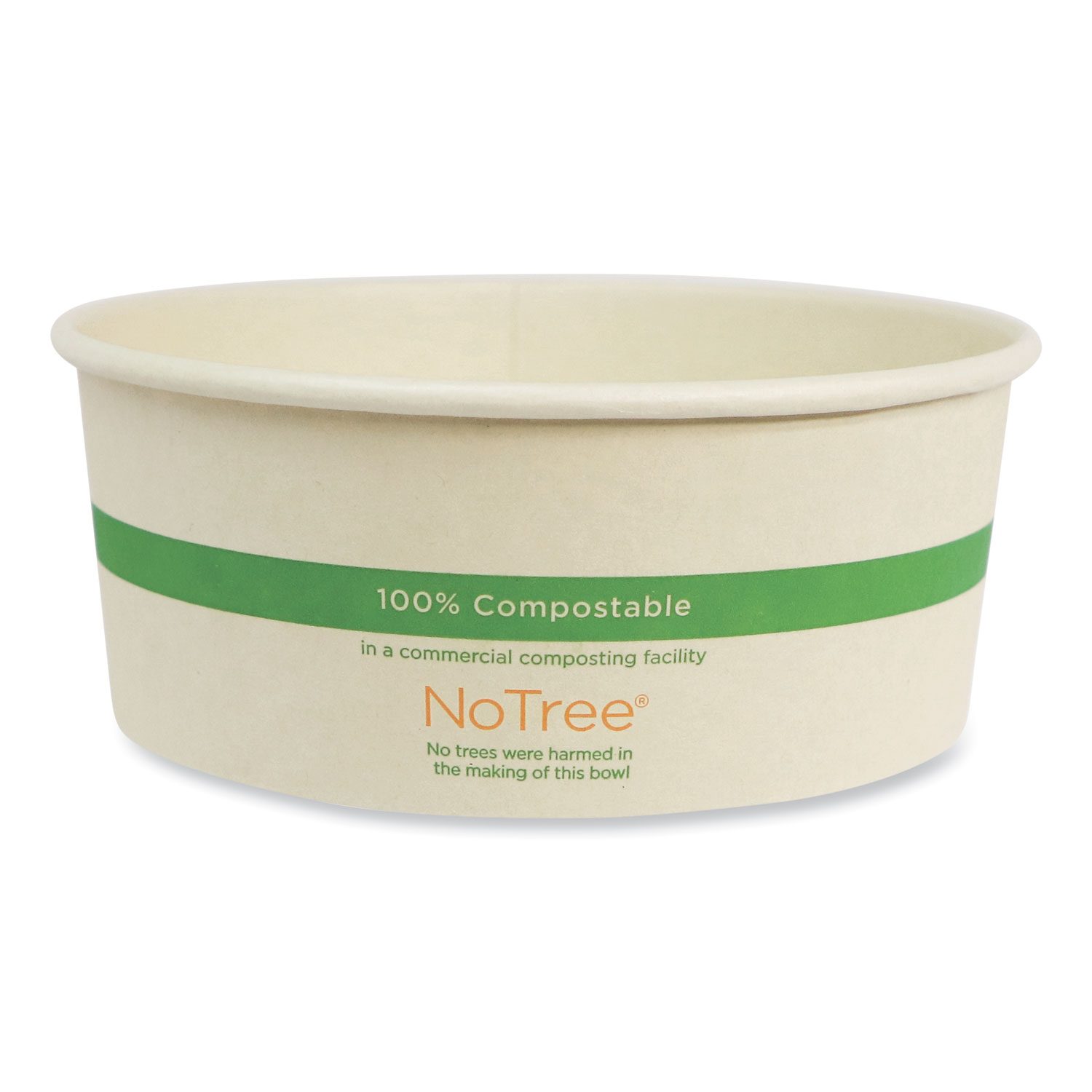 Compostable Wide Paper Bowls
