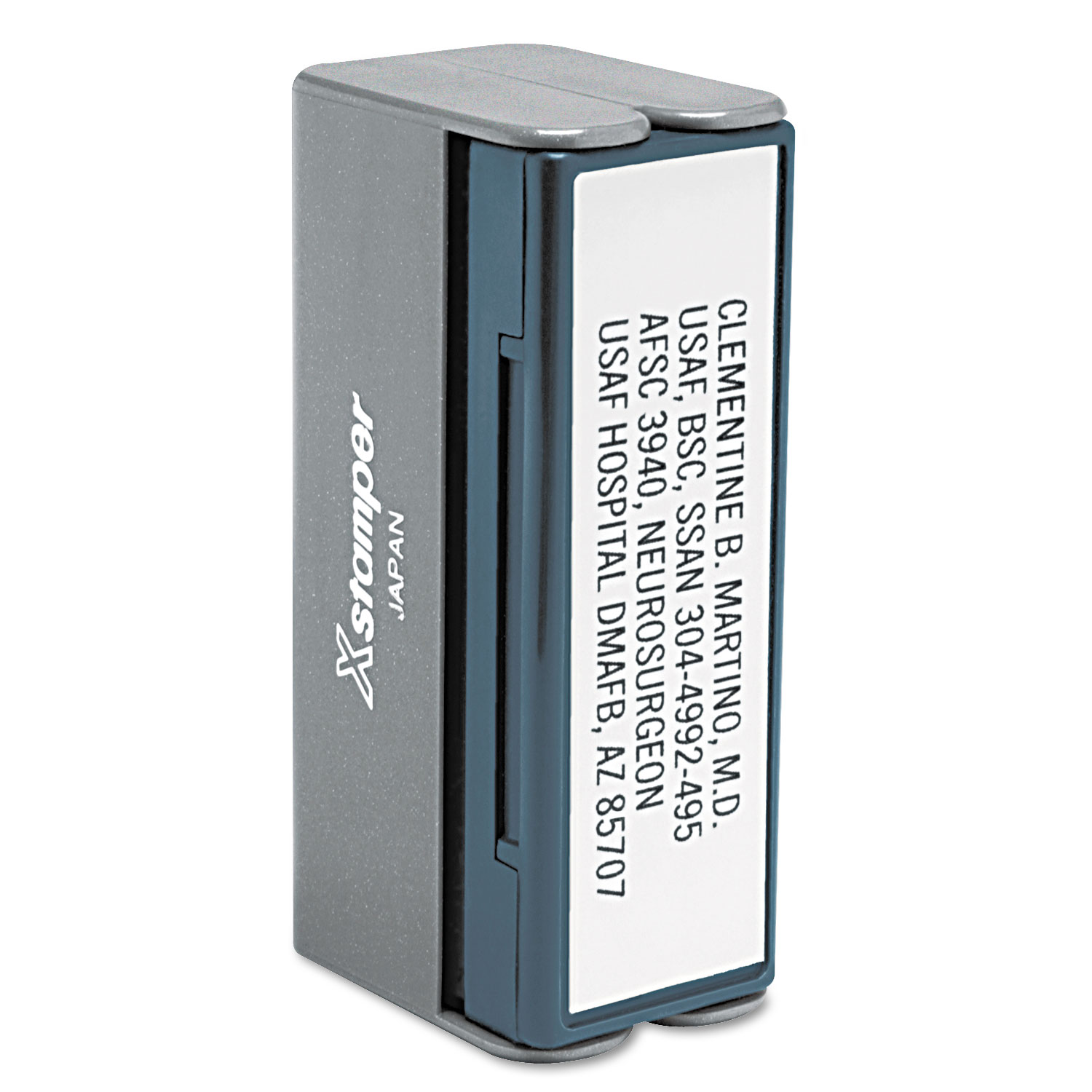 ECO Custom Message Stamp, N42, Pre-Inked/Re-Inkable