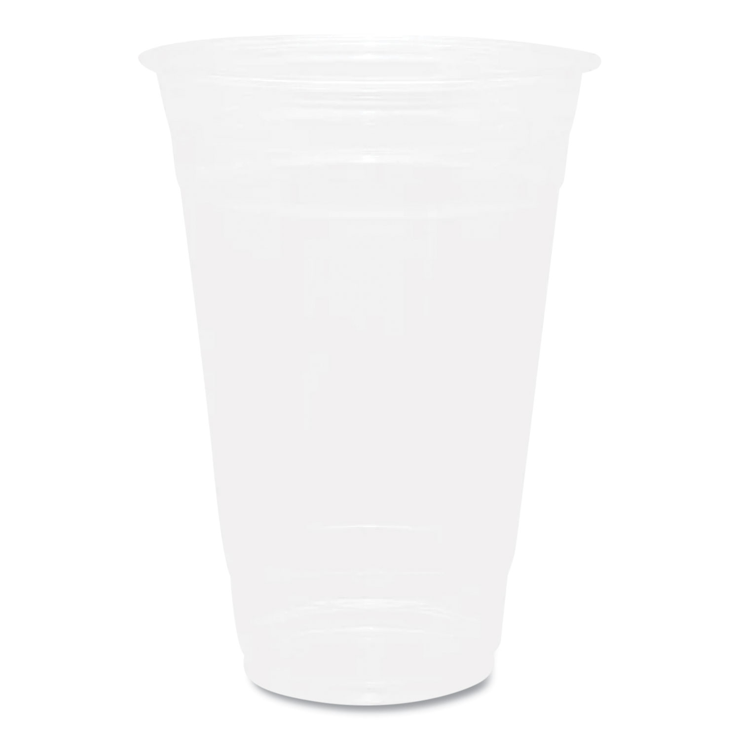 PET Plastic Cups, 20 oz, Clear, 1,000/Carton