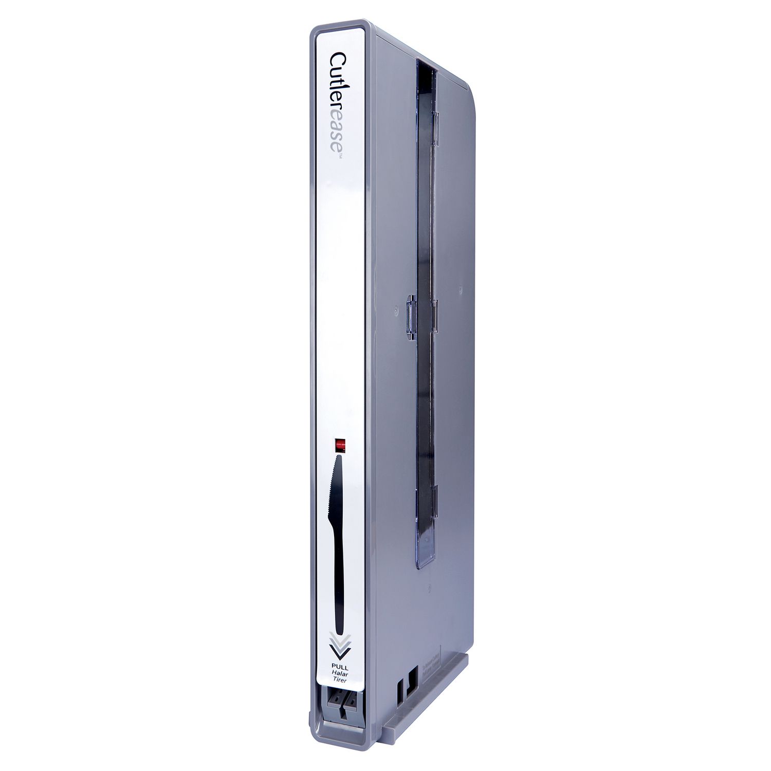 Cutlerease Dispensers, Holds 120 Knives, 2.25 x 11.25 x 24, Gray