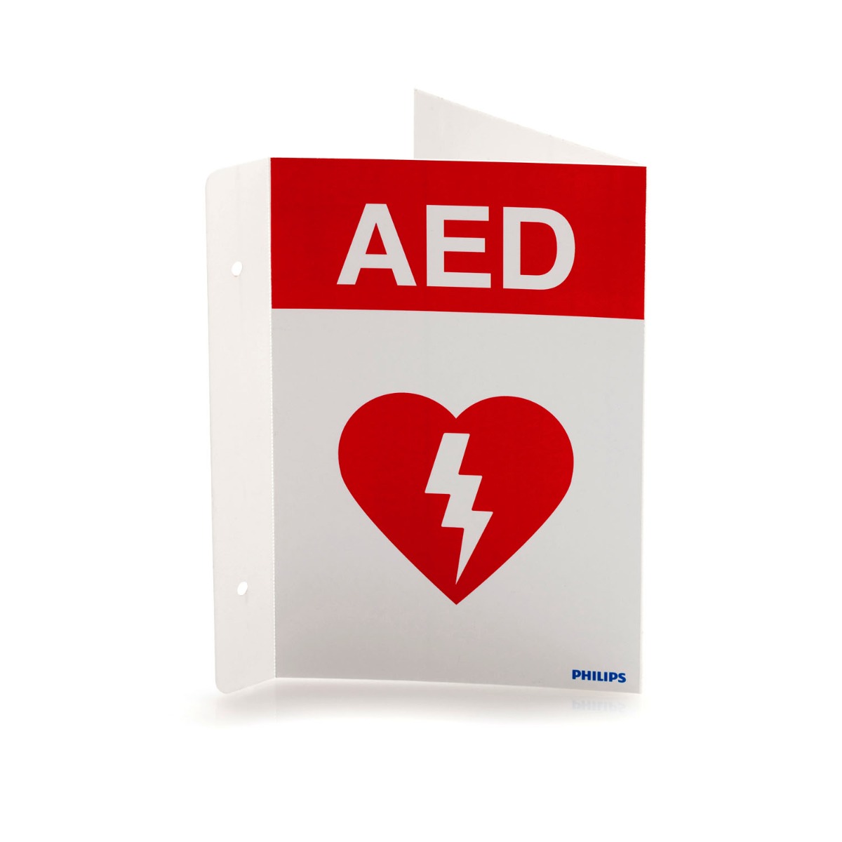 AED Wall Sign, Red