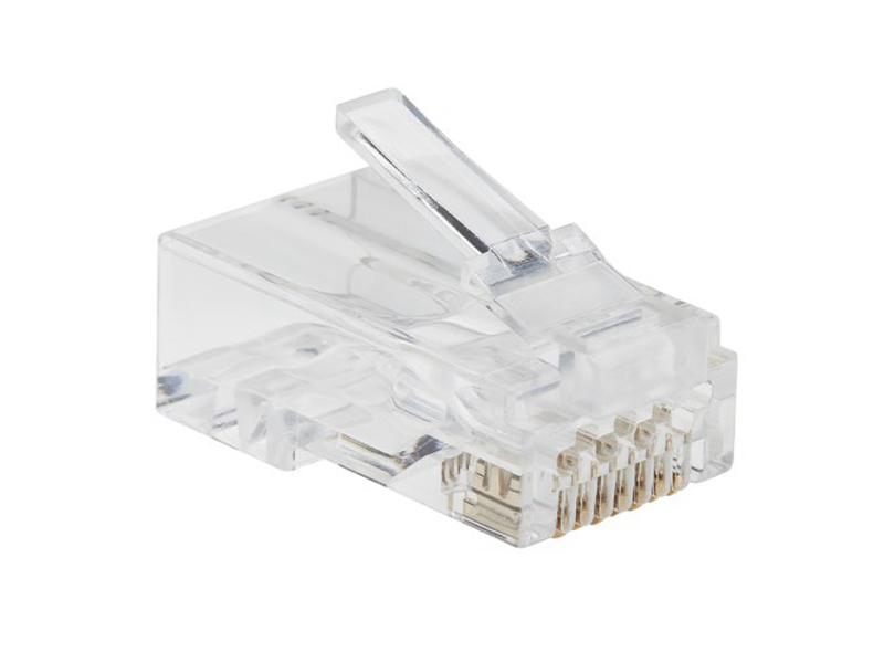 N232-100-UTP - Tripp Lite Cat6 RJ45 Pass-Through UTP Modular Plug, 100 ...
