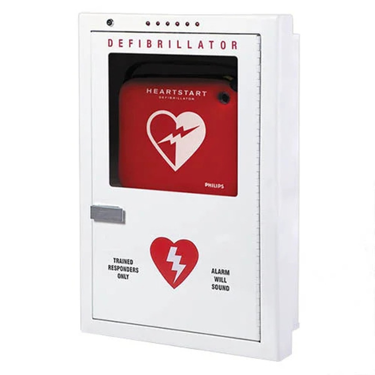 AED Cabinet, Premium, Semi-Recessed